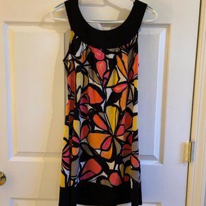 Wrapper Knee-Length Shift Dress Women's Size Large